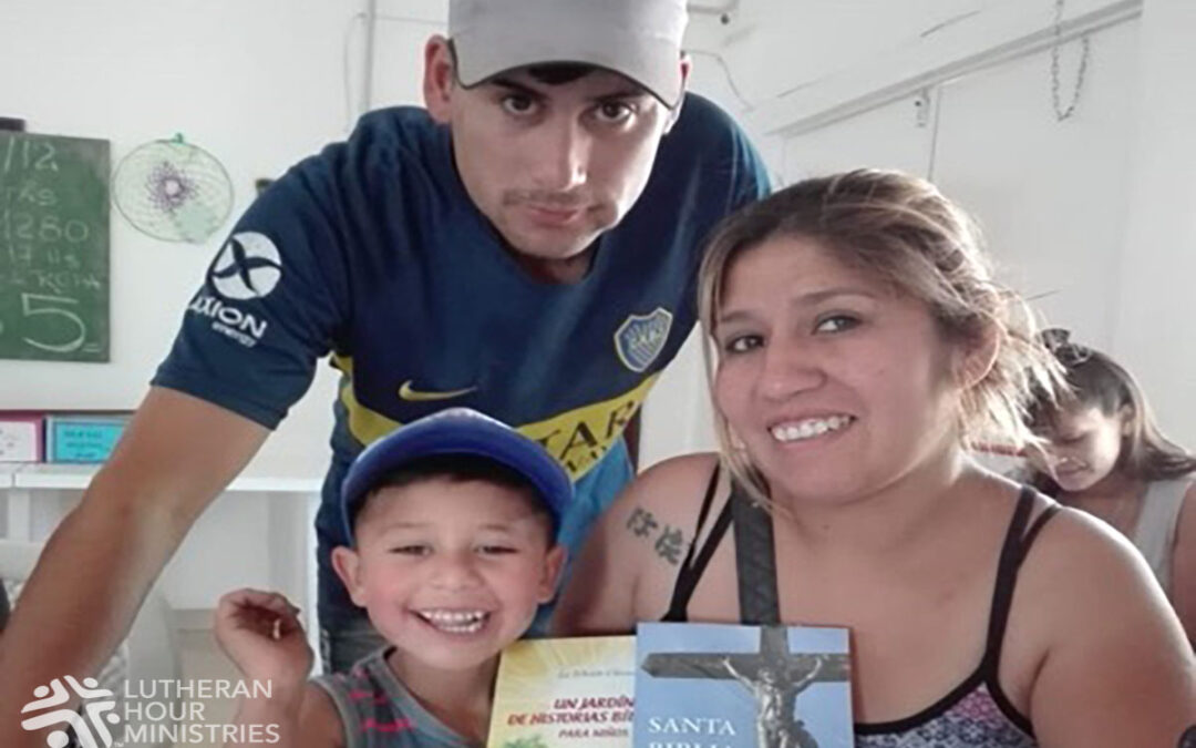 Family Goes to Church After Visit From LHM Volunteer